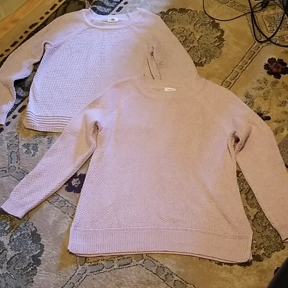 2 Old Navy Purple Sweaters XL